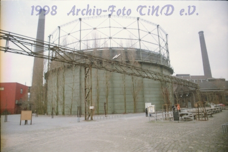 1998 sah der Gasometer noch so aus.